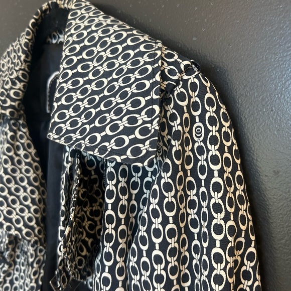 Spoom M-L (38) trench with great pattern in excellent condition so funky! EUC - Picture 2 of 16